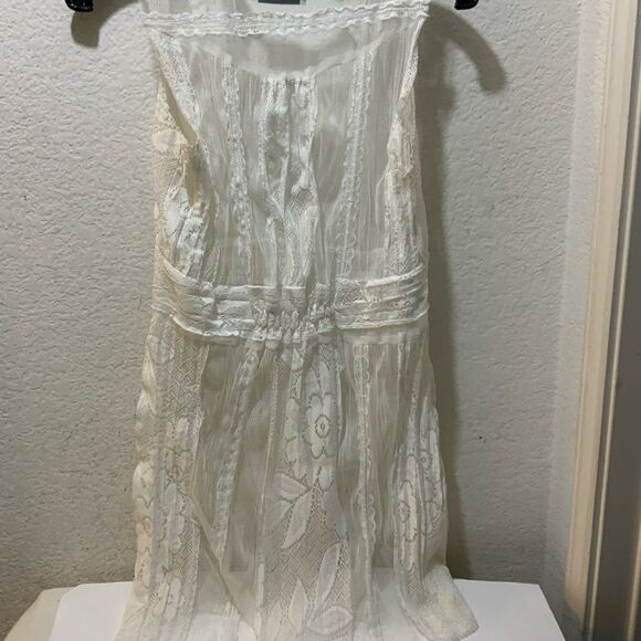 REBECCA BEESON white LACE TOP cover size 1 - Picture 4 of 6